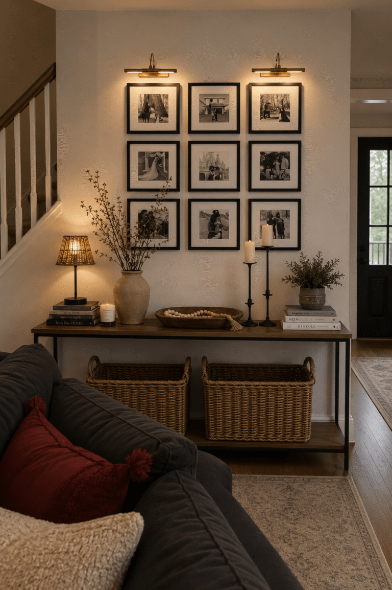 Console Table Decor Behind the Couch: 23 Sofa Table Ideas That Work 2026