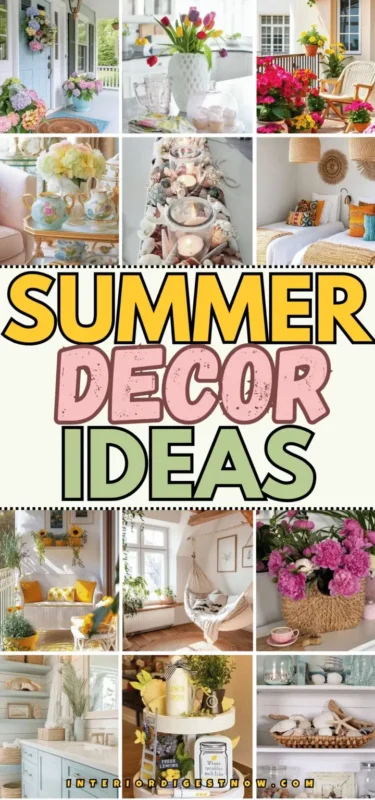 Easy summer decorating ideas for a light and airy home