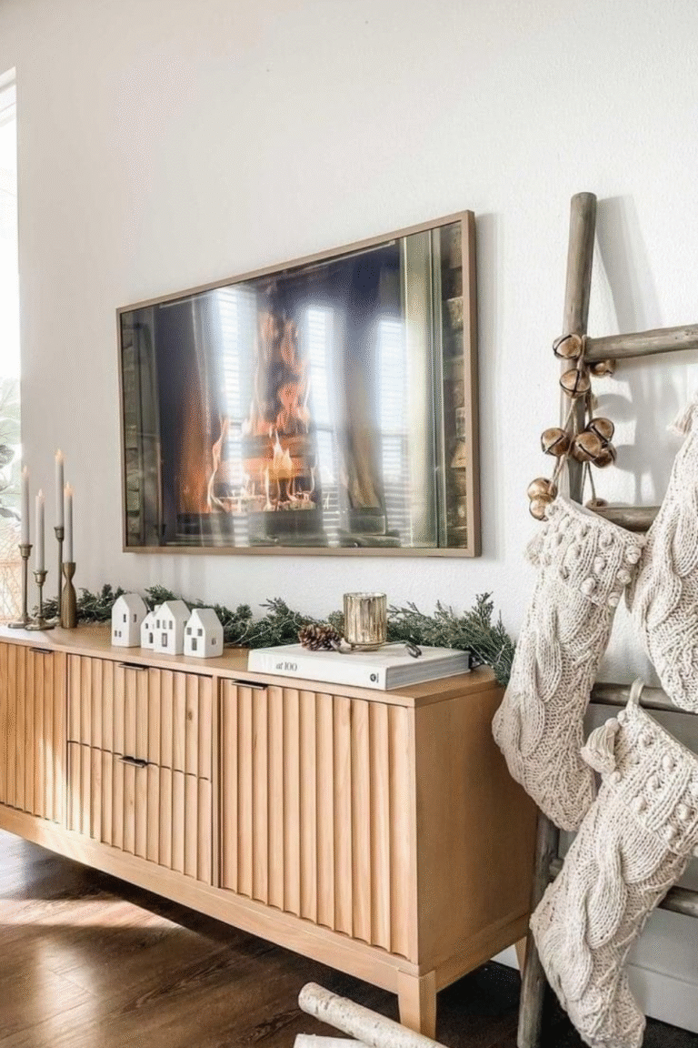 11 Beautiful Neutral Christmas Living Room Decor You’ll Love