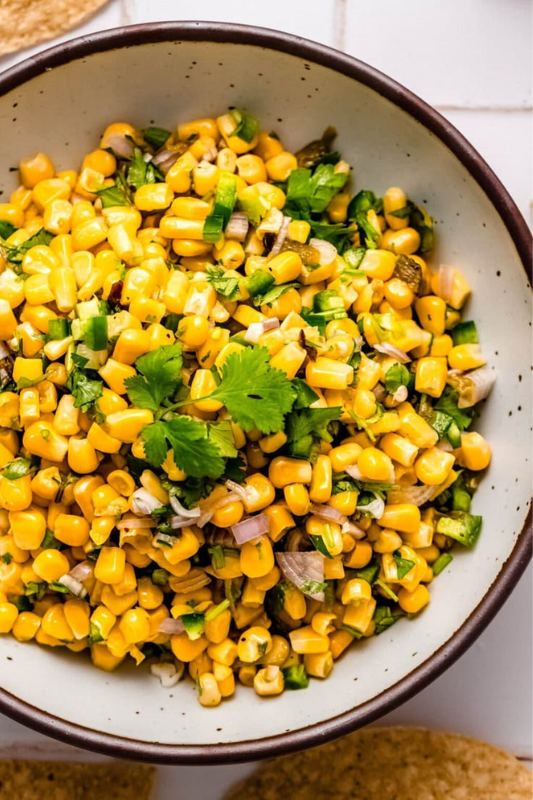 Chipotle corn salsa for 4th of July side dish